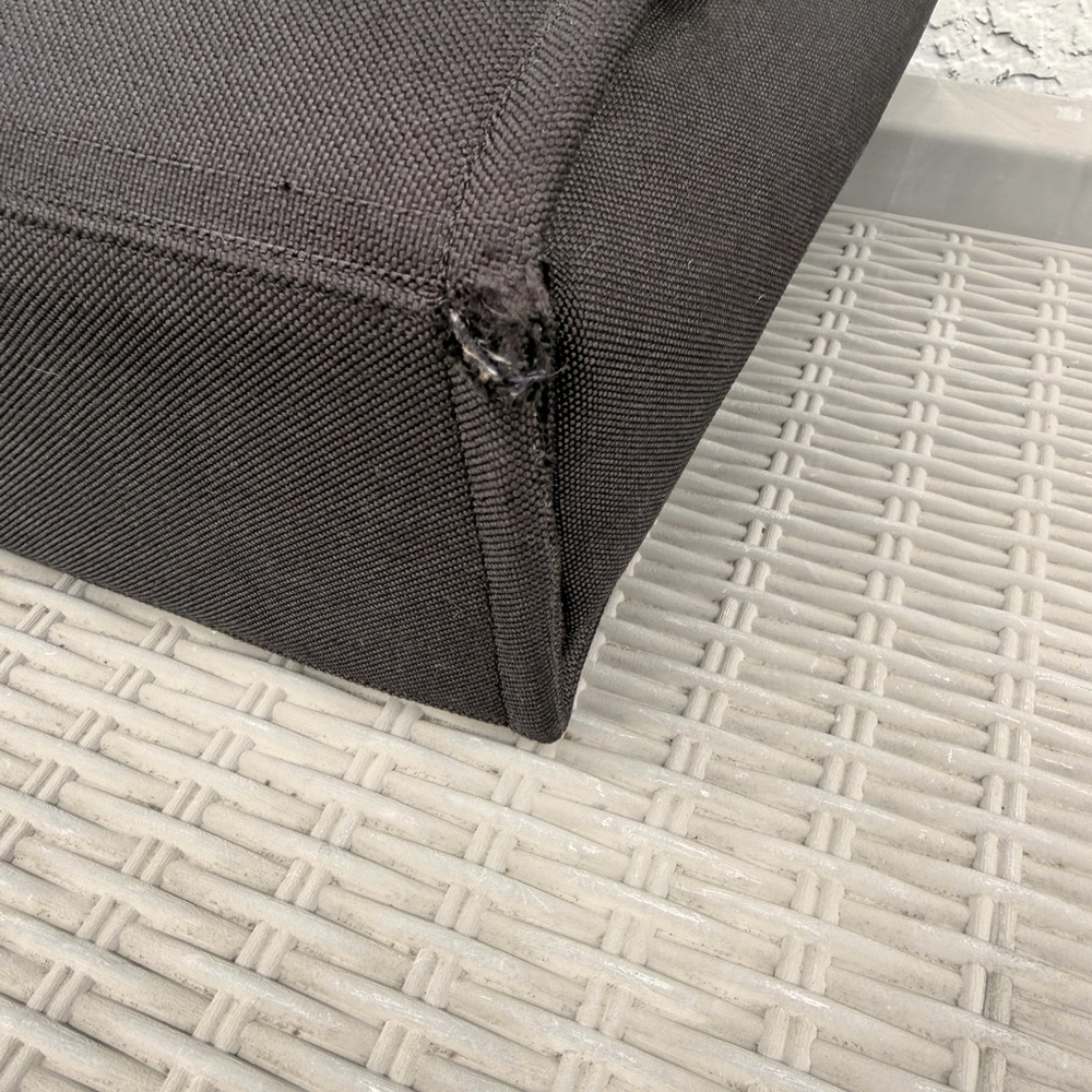 Black Structured Tote Bag - Picture 3 of 5